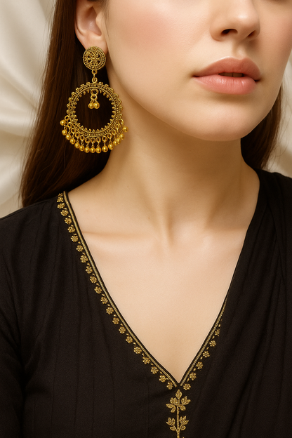 Ghungroo Jhumka Earrings